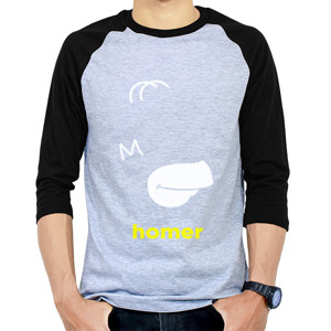 Kaos Raglan Astronaut Homer Simpson Former