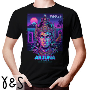 Kaos Kaos Arjuna Cyberpunk Neon Premium