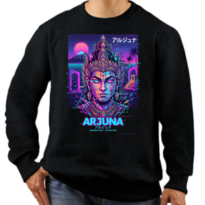 Jaket Sweater Kaos Arjuna Cyberpunk Neon Premium
