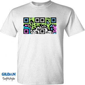 Kaos Kaos QR Code Tulisan I Love MyQuran