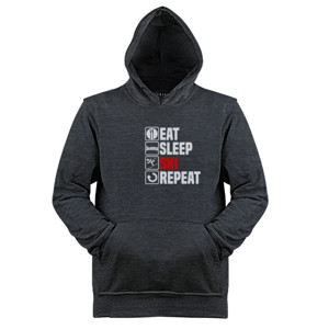 Jaket Hoodie Eat Sleep Ski