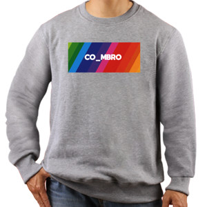 Jaket Sweater Rainbow  - Kaos Pria by Co_mbro