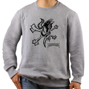 Jaket Sweater Kaos Metallica Skull (SB9ND)