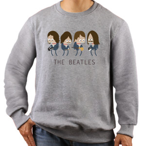 Jaket Sweater Kaos The beatles cartoon (SB4HP)