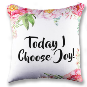 Bantal Manise Floral Choose Joy Pillow