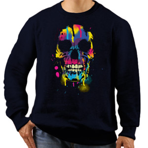Jaket Sweater Painting Skull