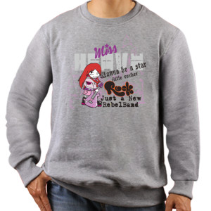 Jaket Sweater Miss rock Star