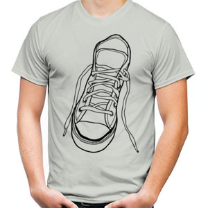 Kaos Converse Shoes Sketch