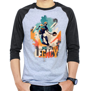 Kaos Raglan protect the legacy