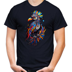 Kaos pop-art tribal bird