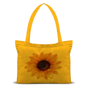 Tas Tote SunFlower Shopping Tote Bag Canvas Design