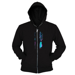Hoodie Zipper karakter scifi v1