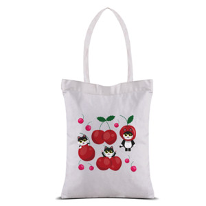 Tas Tote Kitty Fruit - Cherry