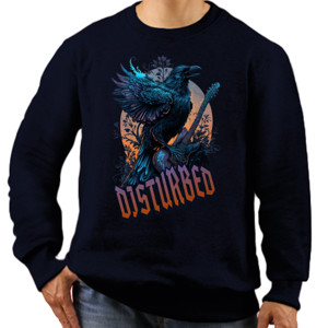Jaket Sweater Crow Guitar DISTURBED