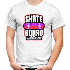 Kaos Skateboard not crime