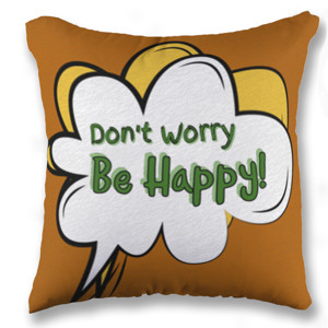 Bantal Motif Don't Worry
