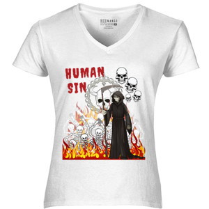 Kaos Human sin (tengkorak)