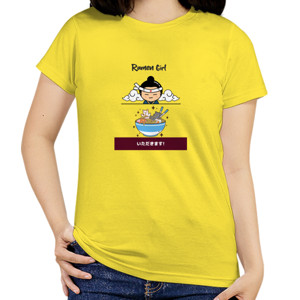 Kaos Kaos Tema Ramen Girl