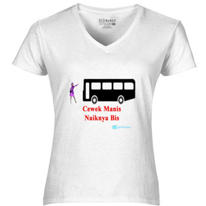 Kaos LWR05 - Cewek Manis Naiknya Bis