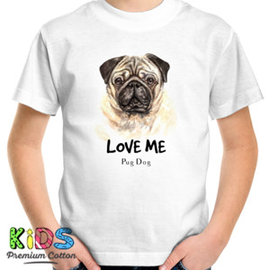 Kaos Pug Dog Love Me