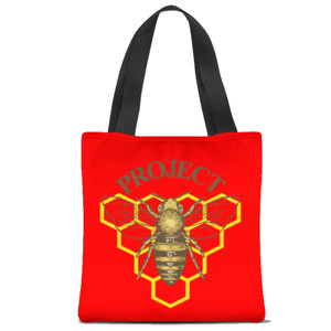 Tas Tote Fullprint Project bee