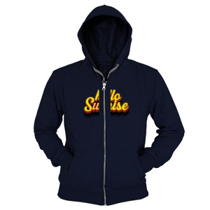 Hoodie Zipper Hello Sunrise