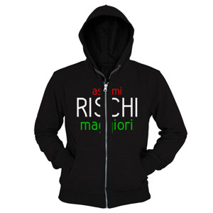 Hoodie Zipper Assumi RISCHI maggiori