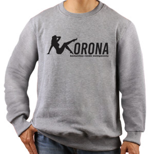 Jaket Sweater kaos korona