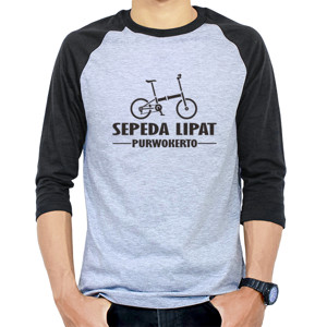 Kaos Raglan Sepeda Lipat Purwokerto