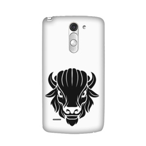 kepala bison marah putih Casing HP