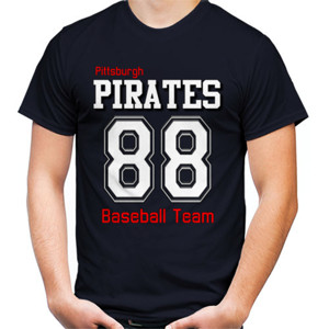 Kaos T-Shirt Baseball MLB Pittsburgh Pirates 88