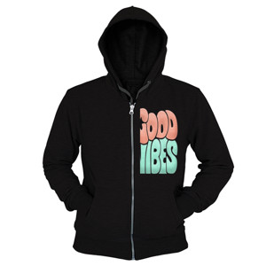 Hoodie Zipper DISTRO Collection G_BLACK FOREVER