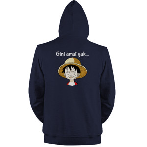 Jaket Hoodie Gini amat