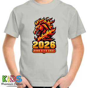 Kaos Kaos Imlek 2026 Naga Api – Gong Xi Fa Chai Unisex
