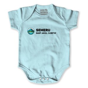 Baby Jumper Kaos Gunung Semeru Simpel - Mount Semeru T-Shirt 