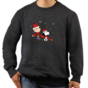 Jaket Sweater Snoopy Xmas