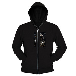 Hoodie Zipper Soldiers wear hightech armor with complex techdesi