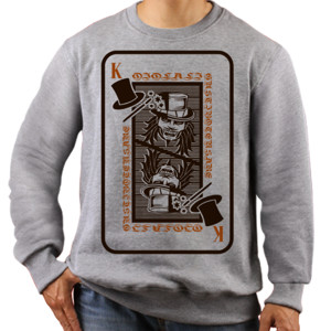 Jaket Sweater KING  OF MAGIC CARD