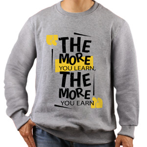 Jaket Sweater More Learn More Earn