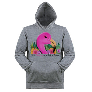 Jaket Hoodie flamingo 