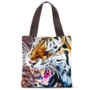 Tas Tote Fullprint Tiger