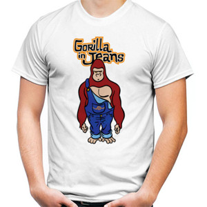 Kaos Gorilla in Jeans Tee 01
