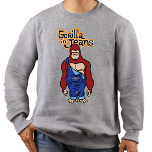 Jaket Sweater Gorilla in Jeans Tee 01
