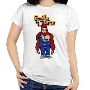 Kaos Gorilla in Jeans Tee 01