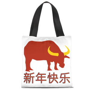 Tas Tote Fullprint totebag chinese new year 2021