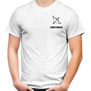 Kaos Zodiak Sagitarius Logo - Black Exclusive