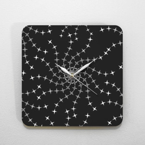 Jam Dinding Galaksi Abstrak (Abstract Galaxy)