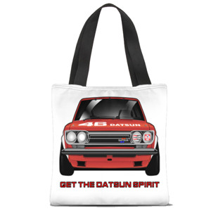 Tas Tote Fullprint Tote Bag Canvas - Get the datsun spirit