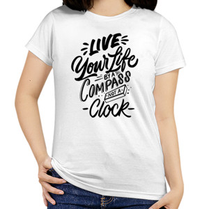 Kaos Tipografi Compass