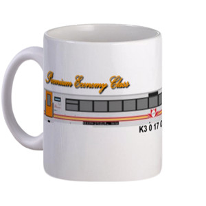 Mug Mug Economy Class Passenger Train 2017 - 01